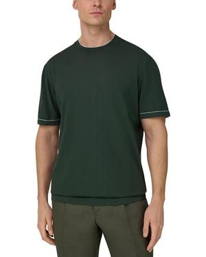 BOGGI Cotton Crepe Knit T-Shirt - Green