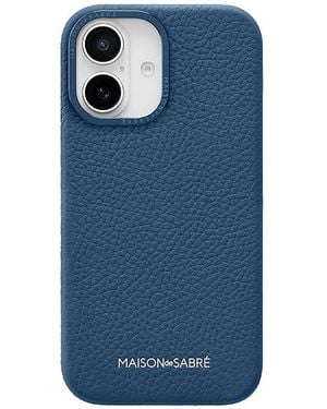 Maison De Sabre Maison De Sabra Leather Phone Case (Iphone 16) - Blue
