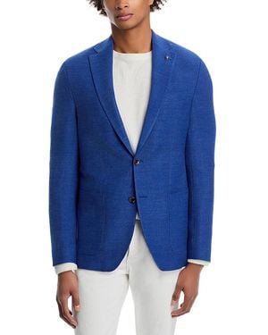 Jack Victor Textured Jersey Soft Jacket - Blue
