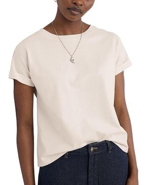 Seasalt Cornwall Porthzennor Crew-Neck T-Shirt - White