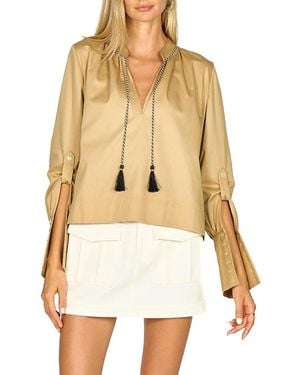 SECRET MISSION Alia Blouse - Natural