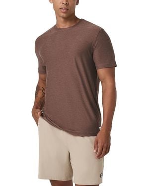 Vuori Strato Short Sleeve Tech Tee - Brown