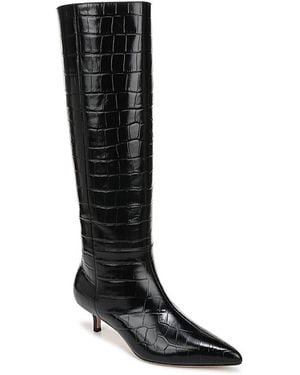 Veronica Beard Lisa 45 Knee High Boot - Black