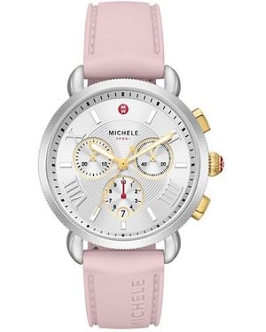Michele Sporty Sport Sail Chronograph, 38Mm - Pink