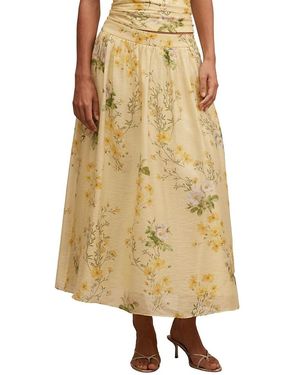 EVER NEW Palmer Pleated Skirt - Natural