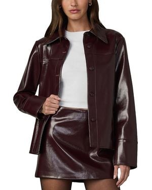 Joe's Jeans The Daisy Faux Leather Jacket - Red