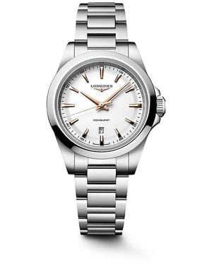 Longines Conquest Watch, 30Mm - White