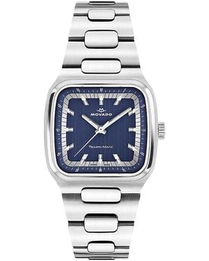Movado Tempo-Matic Watch, 37Mm - Blue