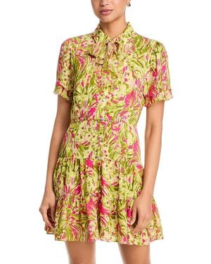 Cinq À Sept Daisy Swirl Karissa Dress - Yellow