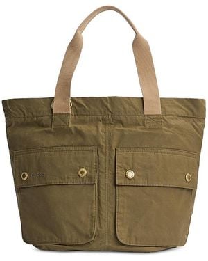Barbour Transport Carry All Tote Bag - Metallic
