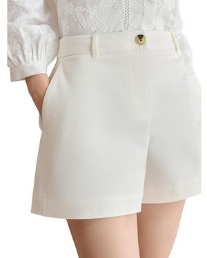 Hobbs Viva High Waist Shorts - White