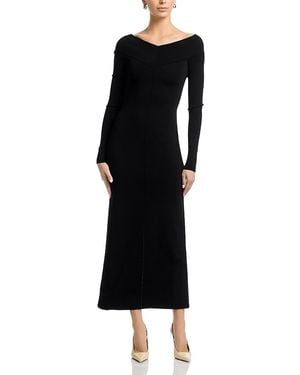 Stella McCartney Compact Knit Cocktail Dress - Black