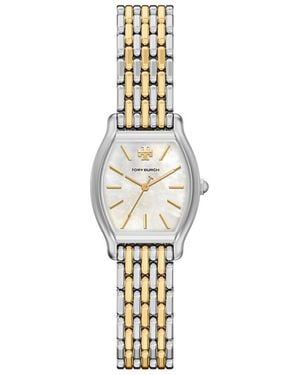 Tory Burch Small Eleanor Curve Watch, 23Mm X 31Mm - Metallic