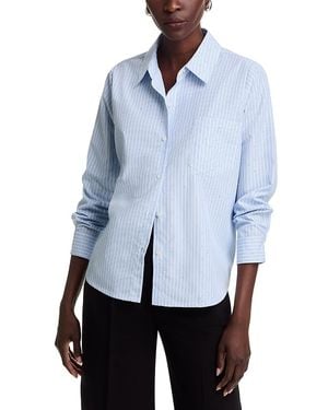 Sioni Diamante Stripe Shirt - Blue