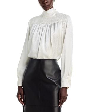 A.L.C. A. L.C. Danielle Silk Back Tie Top - White