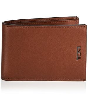 Tumi Nassau Leather Slim Bifold Wallet - Brown