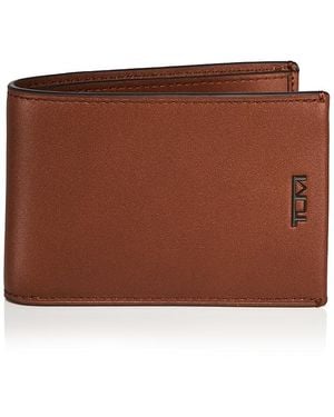 Tumi Nassau Leather Slim Bifold Wallet - Brown
