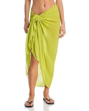 STAUD Inlet Sarong Swim Cover-Up - Yellow