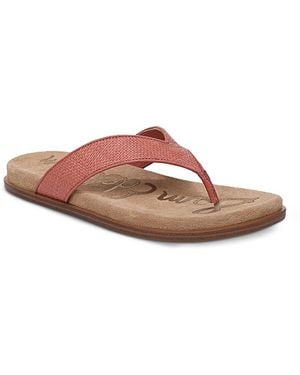 Sam Edelman Lila Flip Flops - Brown