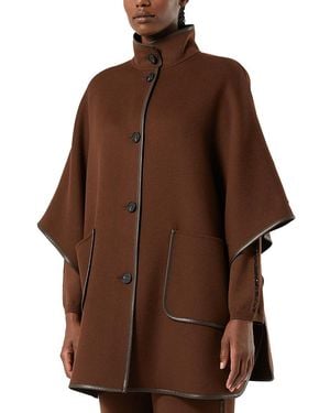 Marina Rinaldi Mrsbaita Cape Jacket - Brown