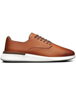Wolf & Shepherd Crossover Derby Dress Shoes - Brown