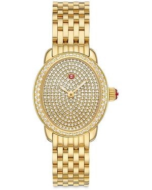 Michele Limited Edition Serein Oval Watch, 24Mm X 27Mm - Metallic