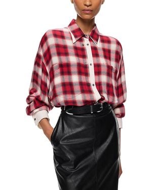 Pinko Clivia Long Sleeve Shirt - Red