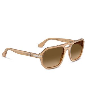 Persol Guido Pillow Sunglasses, 59Mm - Natural