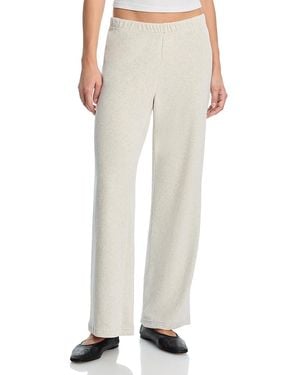 PERFECTWHITETEE Alex Velour Pants - Natural
