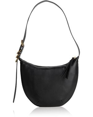 Rag & Bone Mercer Medium Leather Hobo Bag - Black