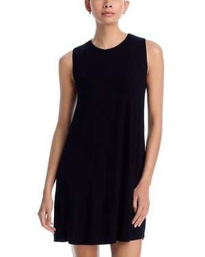 Aqua Daisy Sleeveless Dress - Blue