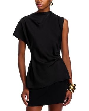 Wayf Nola Draped Top - Black