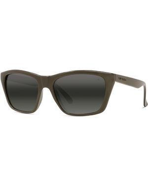 Vuarnet Legend 06 Originals Rectangle Sunglasses, 58Mm - Gray