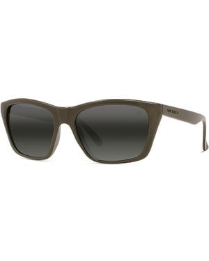 Vuarnet Legend 06 Originals Rectangle Sunglasses, 58Mm - Gray