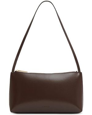 Mansur Gavriel Gaia Leather Shoulder Bag - Brown