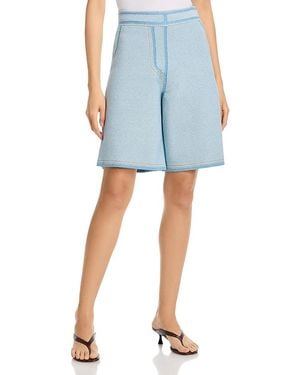 3.1 Phillip Lim Denim Effect Bermuda Shorts - Blue