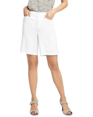 NYDJ Five Pocket Bermuda Shorts - White