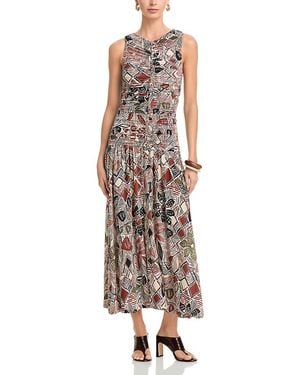 FARM Rio Rustic Flowers Dress - Brown