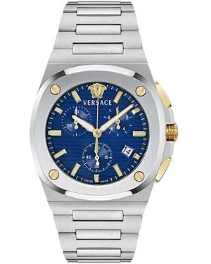 Versace Tolomeo Chrono Bracelet Watch, 40Mm X 49Mm - Gray