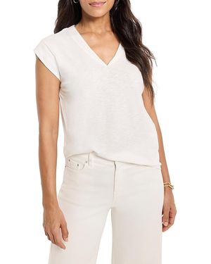 NIC+ZOE V Neck Tank Top - White
