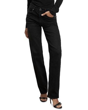 Veronica Beard Harley High Rise Arc Jeans - Black