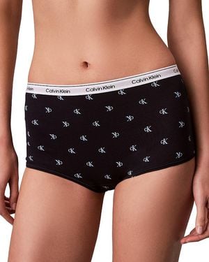 Calvin Klein Modern Logo Boyshorts - Black