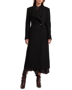Ted Baker Mindee Wool Blend Coat - Black