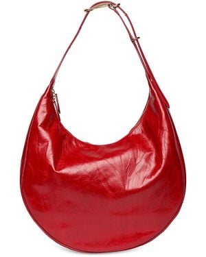 Liffner Moon Leather Hobo Bag - Red