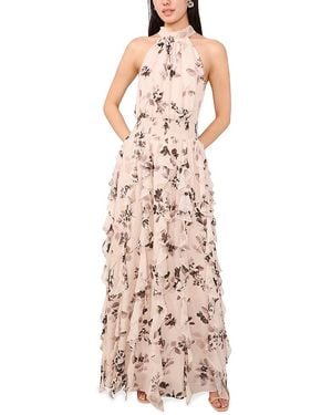 1.STATE Flounce Cascading Maxi Dress - Multicolor