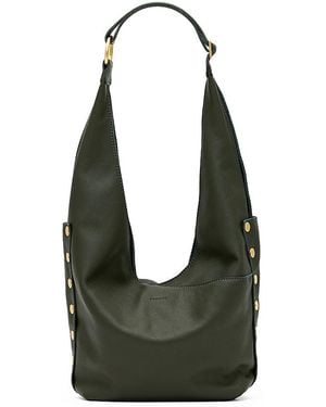 Hammitt Tom Zip Large Leather Shoulder Bag - Black