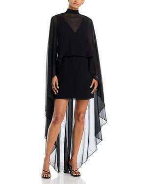 Emanuel Ungaro Esme Cape Dress - Black