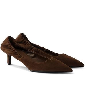 Prada Suede Pumps - Brown