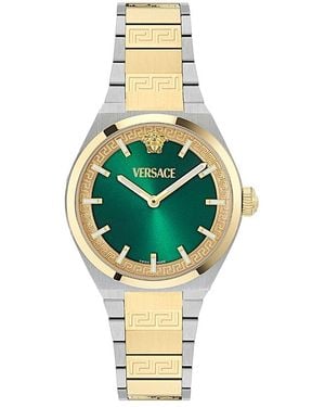 Versace V-Auria Watch, 35Mm - Metallic