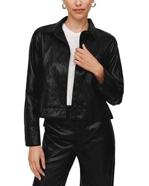 Bella Dahl Faux Leather Jacket - Black